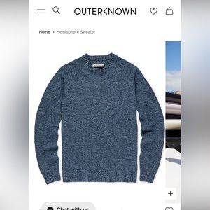 Men's hemisphere sweater